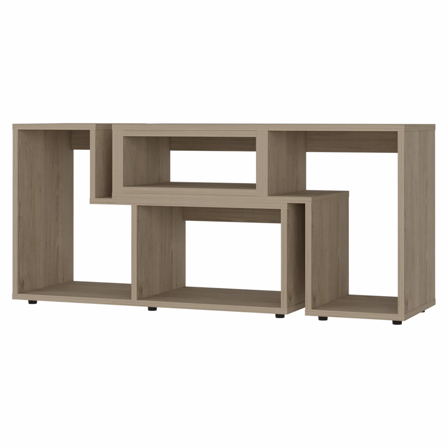 63" Open Shelving TV Stand