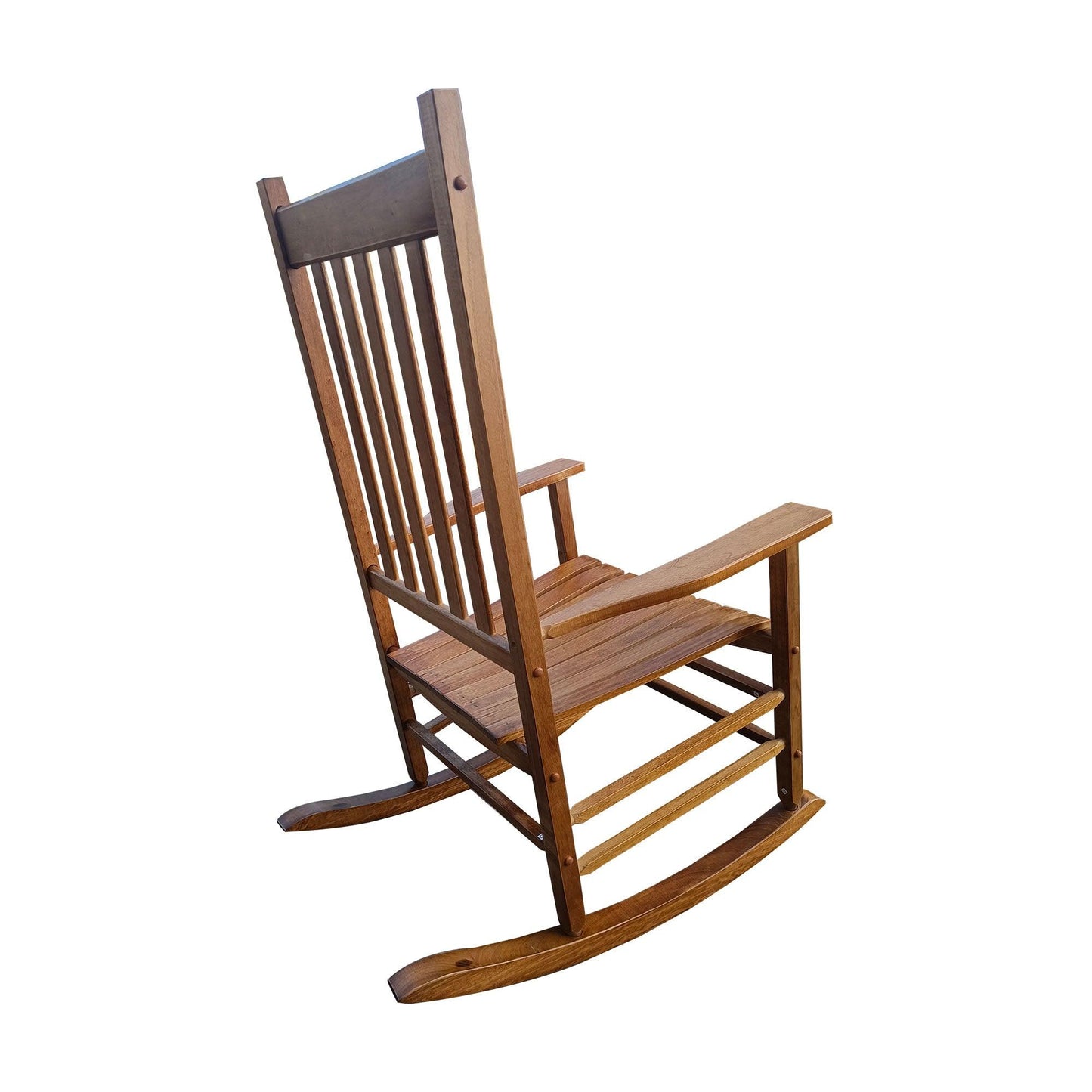 BALCONY PORCH ADULT ROCKING CHAIR Brown - FurniFindUSA