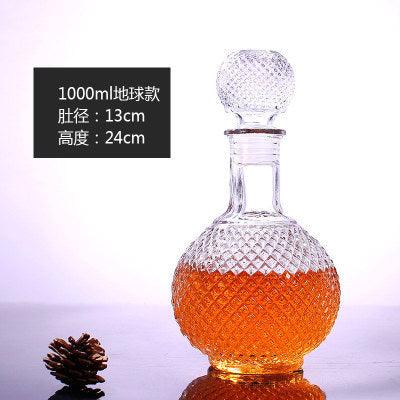 250ml 500ml 1000ml Glass Crystal Red Wine Decanter Wine Bottle Decanter - FurniFindUSA