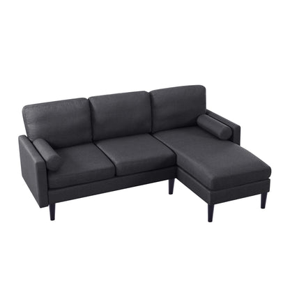 78.7” L-Shaped Reversible Sectional Sofa & Chaise - FurniFindUSA