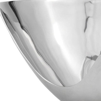 Set of Two Mod Aluminum Scoop Centerpiece Bowls HomeRoots