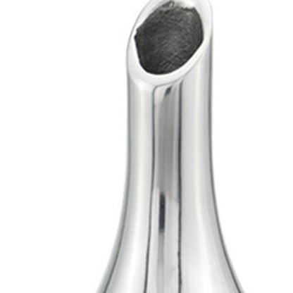 16" Silver Bud Aluminum Table Vase HomeRoots