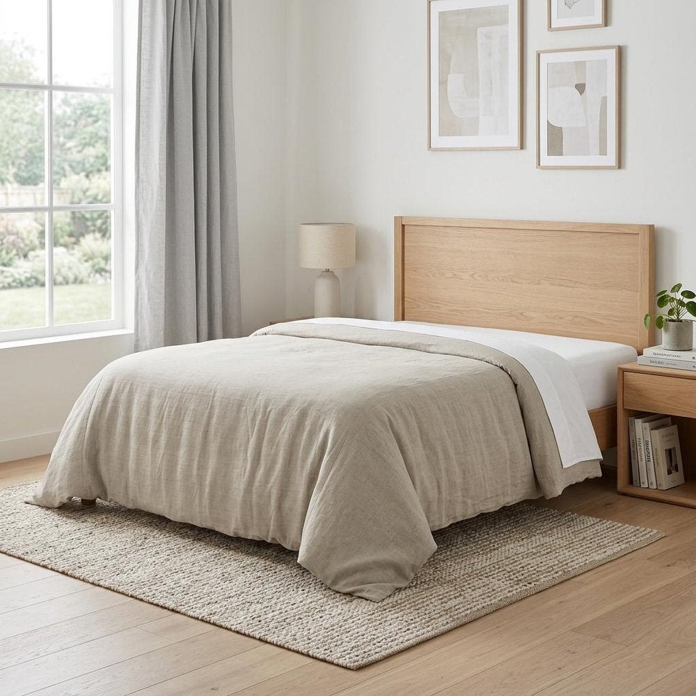 Stone King Linen Dry Clean Only Polyester Down Alternative Comforter — view 2