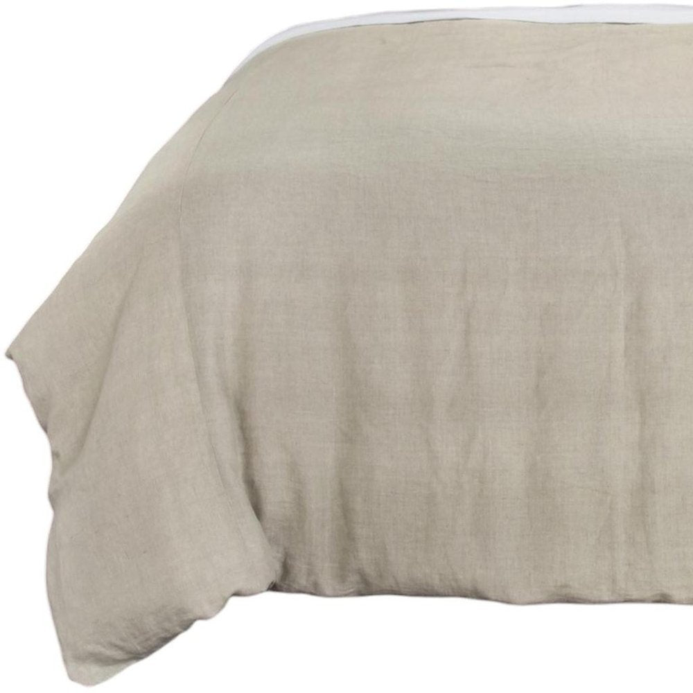 Stone King Linen Dry Clean Only Polyester Down Alternative Comforter — view 4