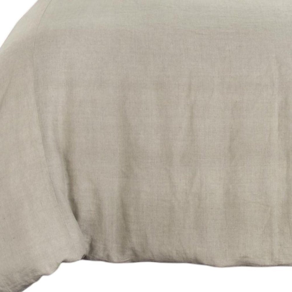 Stone King Linen Dry Clean Only Polyester Down Alternative Comforter — view 3