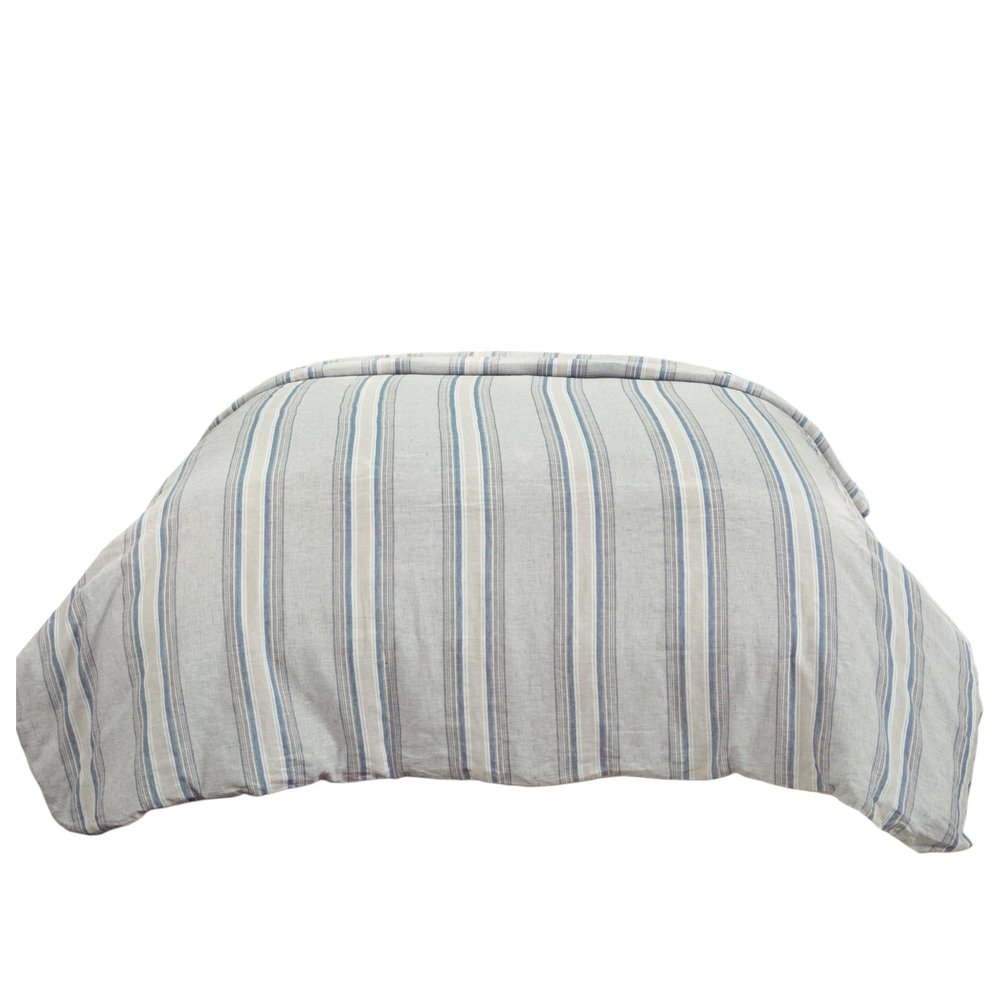 Natural Queen Linen Dry Clean Only Polyester Duvet Cover — view 2
