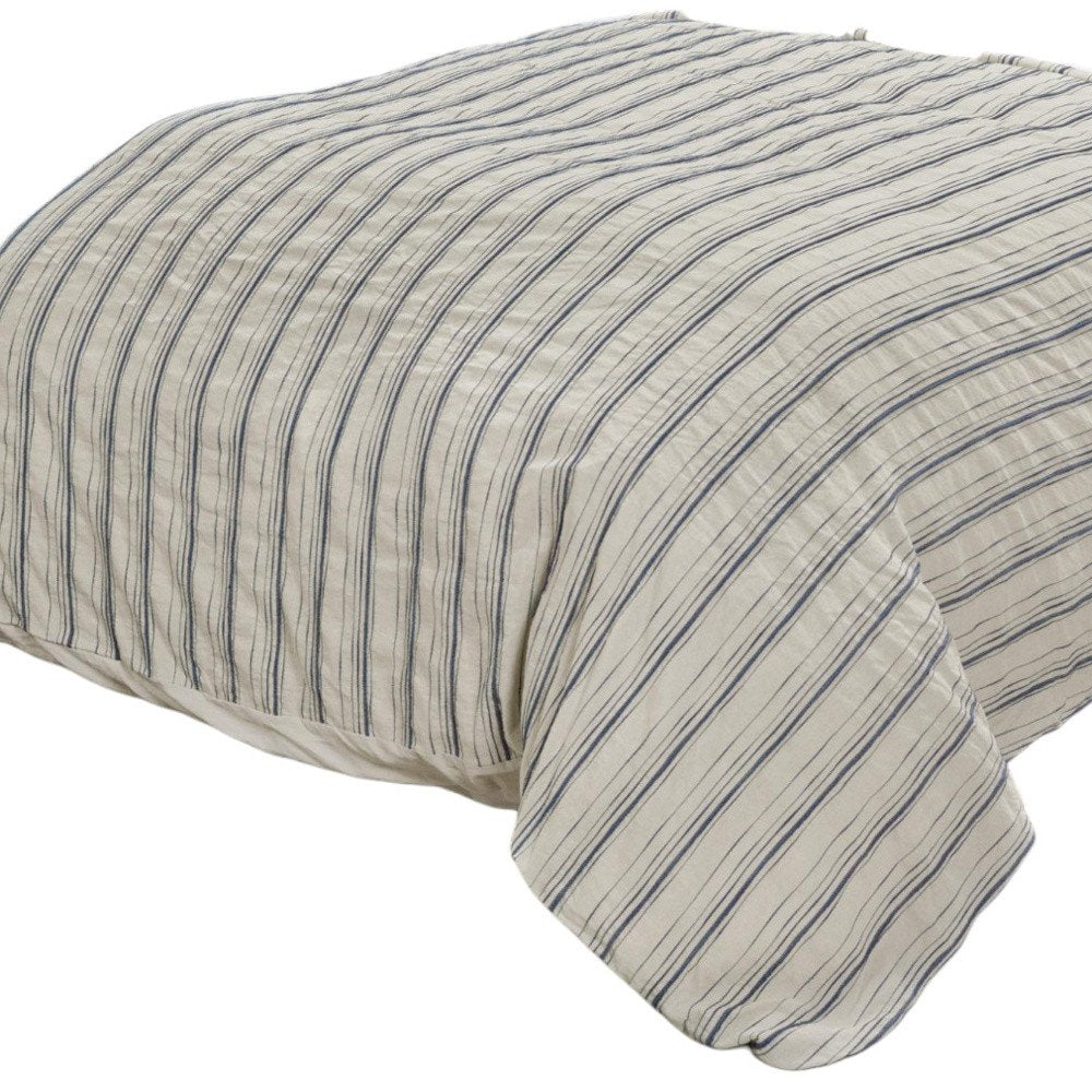 Natural King Linen 300 Thread Count Dry Clean Only Duvet Cover HomeRoots