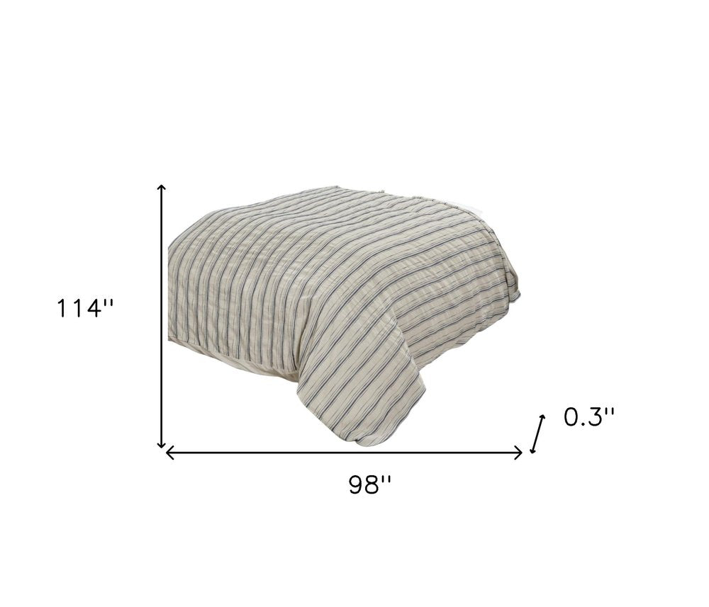 Natural King Linen 300 Thread Count Dry Clean Only Duvet Cover HomeRoots