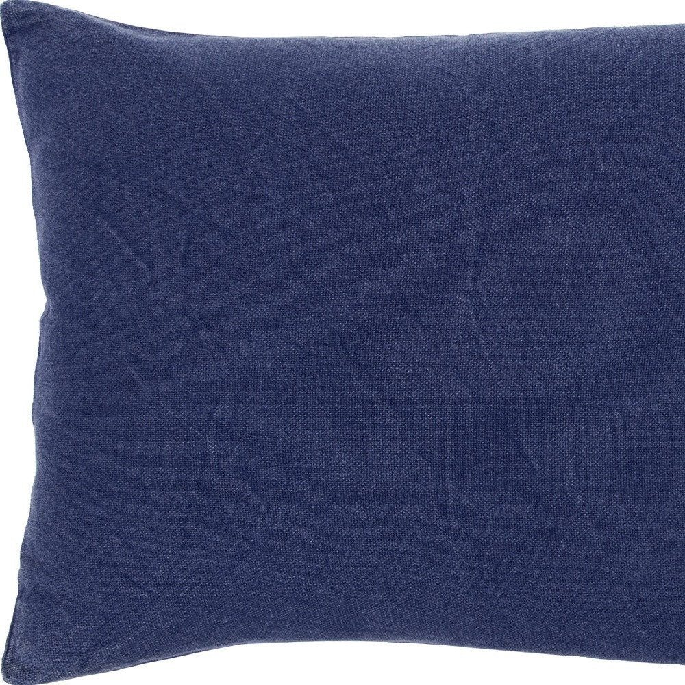 Indigo King Cotton Washable Polyester Duvet Cover Set With Two Shams — view 4