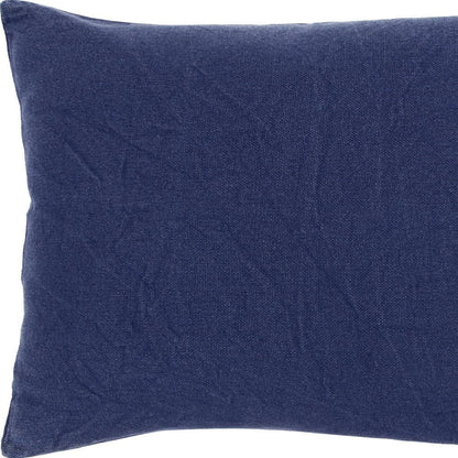 Indigo King Cotton Washable Polyester Duvet Cover Set With Two Shams