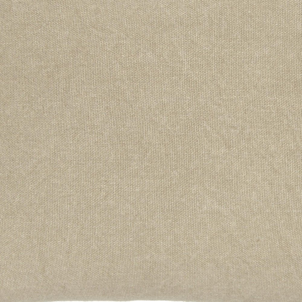 Natural Queen Cotton Washable Polyester Duvet Cover Set With Two Shams — view 3