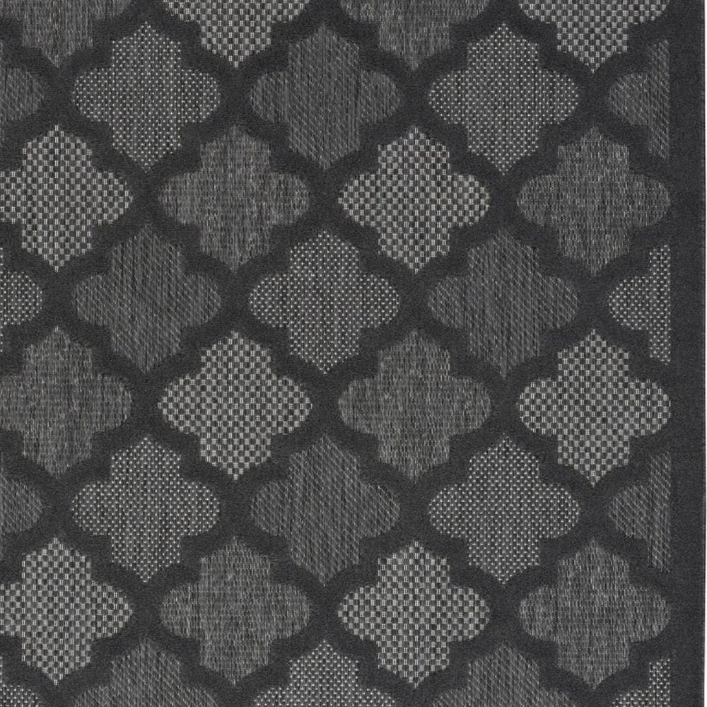 4' X 6' Charcoal Indoor Outdoor Area Rug — view 1