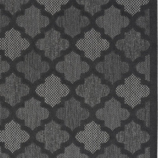 4' X 6' Charcoal Indoor Outdoor Area Rug