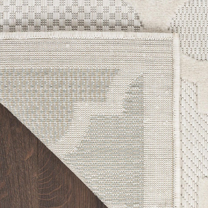 4' X 6' Ivory Indoor Outdoor Area Rug HomeRoots