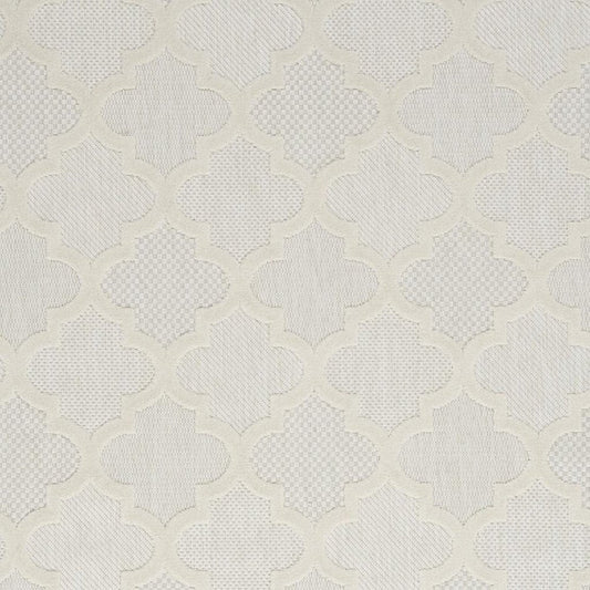 4' X 6' Ivory Indoor Outdoor Area Rug