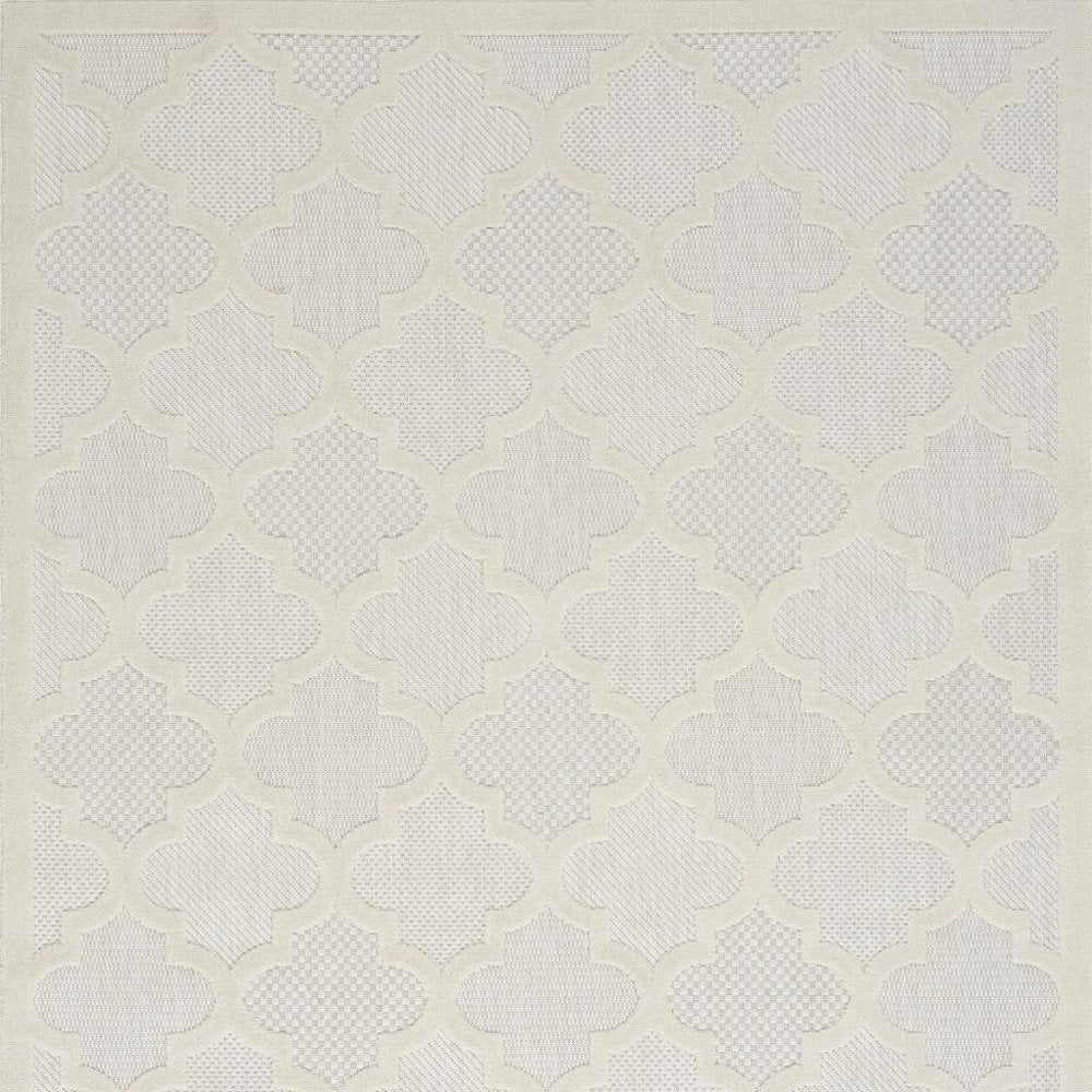 4' X 6' Ivory Indoor Outdoor Area Rug HomeRoots