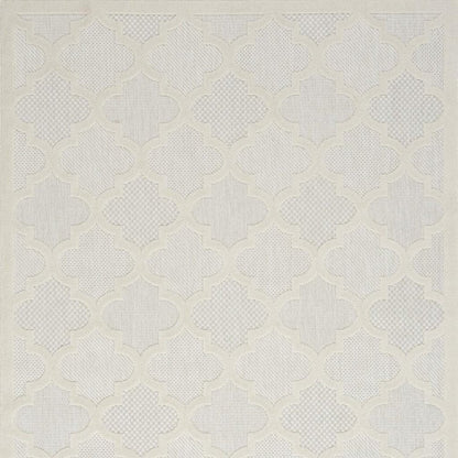 4' X 6' Ivory Indoor Outdoor Area Rug HomeRoots