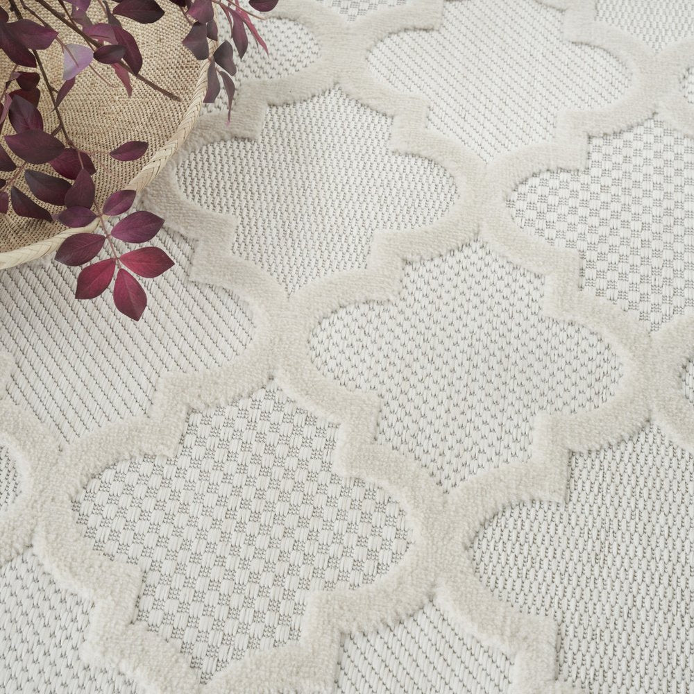 4' X 6' Ivory Indoor Outdoor Area Rug — view 8