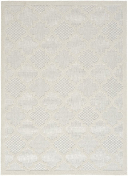 4' X 6' Ivory Indoor Outdoor Area Rug HomeRoots