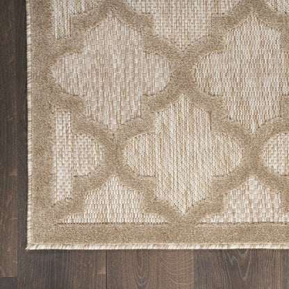 4' X 6' Beige Indoor Outdoor Area Rug HomeRoots