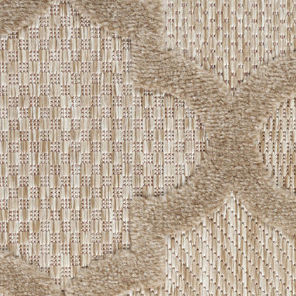 4' X 6' Beige Indoor Outdoor Area Rug HomeRoots