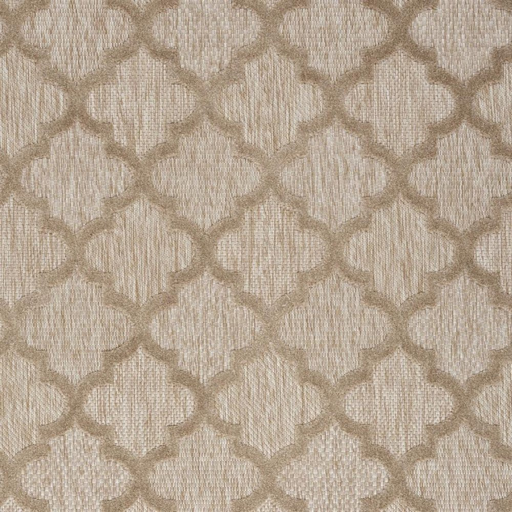 4' X 6' Beige Indoor Outdoor Area Rug — view 4