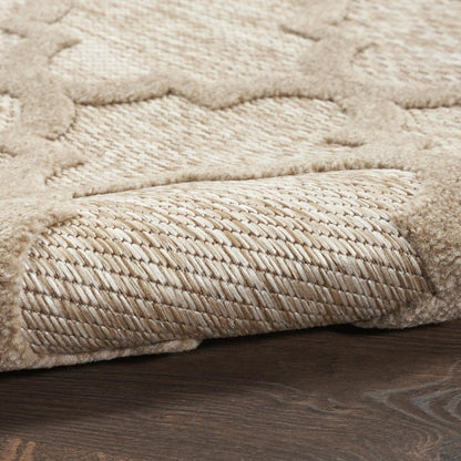 4' X 6' Beige Indoor Outdoor Area Rug HomeRoots