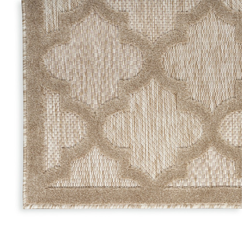4' X 6' Beige Indoor Outdoor Area Rug — view 6