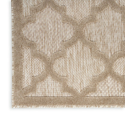 4' X 6' Beige Indoor Outdoor Area Rug