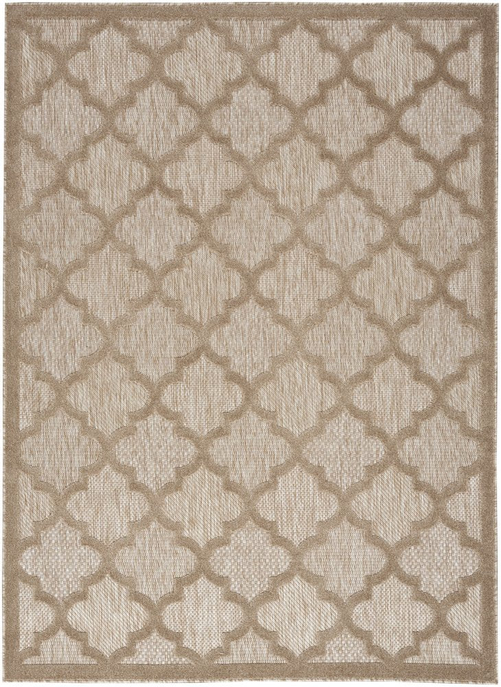4' X 6' Beige Indoor Outdoor Area Rug — view 8