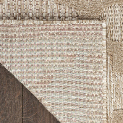 4' X 6' Beige Indoor Outdoor Area Rug