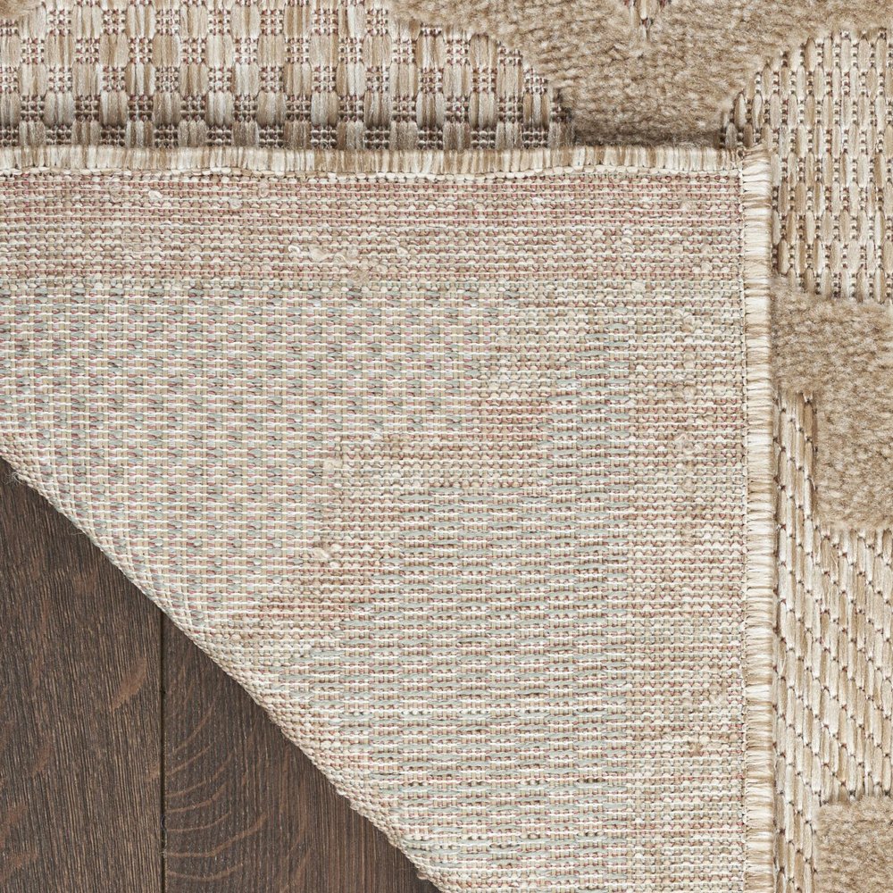 4' X 6' Beige Indoor Outdoor Area Rug HomeRoots