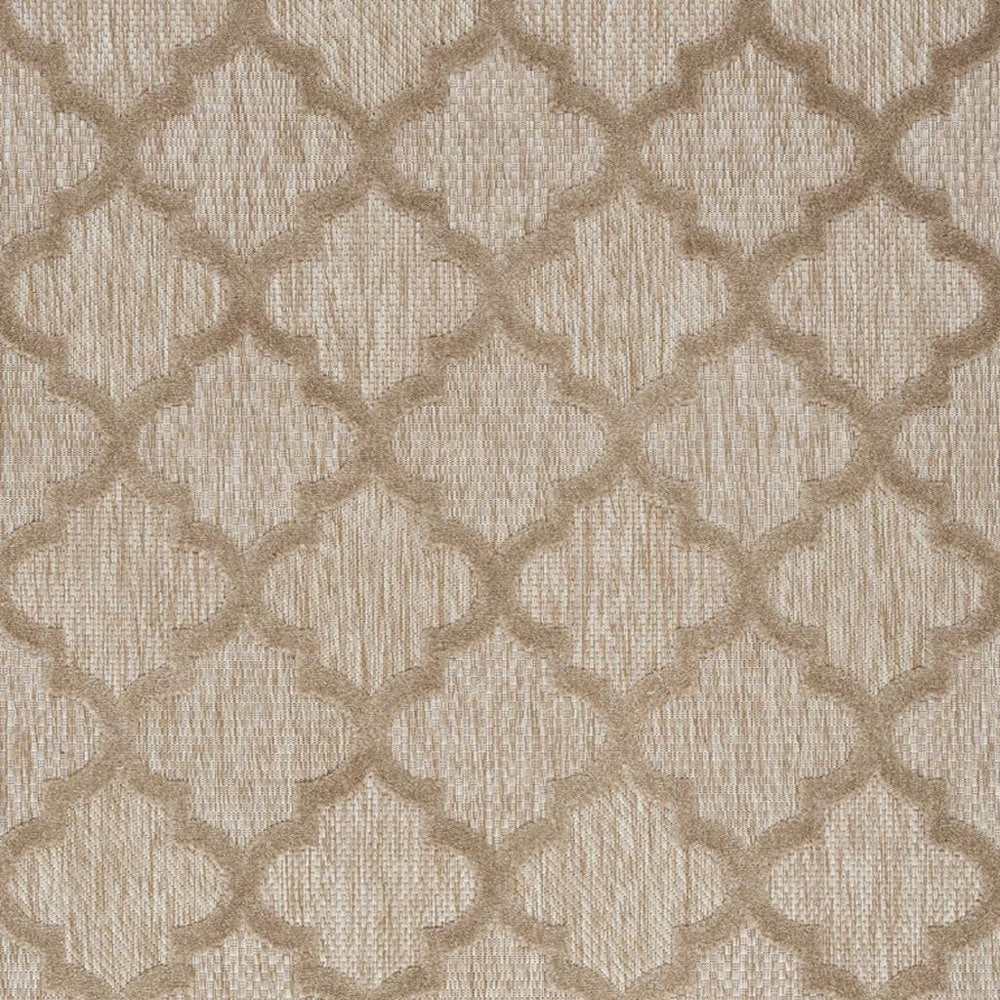 5' X 7' Beige Indoor Outdoor Area Rug HomeRoots
