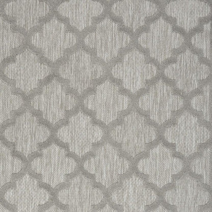 4' X 6' Gray Indoor Outdoor Area Rug HomeRoots