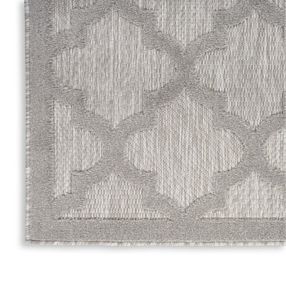 4' X 6' Gray Indoor Outdoor Area Rug HomeRoots