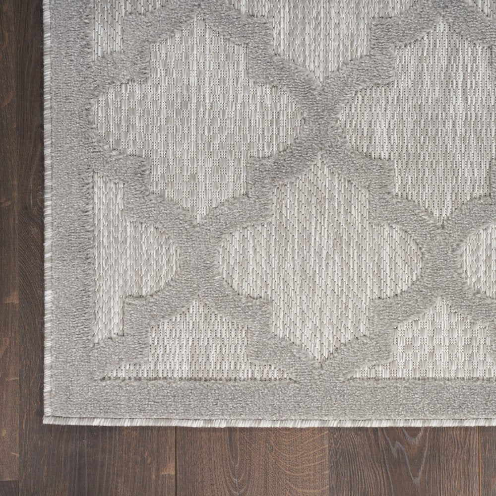 5' X 7' Gray Indoor Outdoor Area Rug HomeRoots