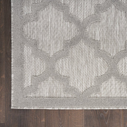 5' X 7' Gray Indoor Outdoor Area Rug HomeRoots