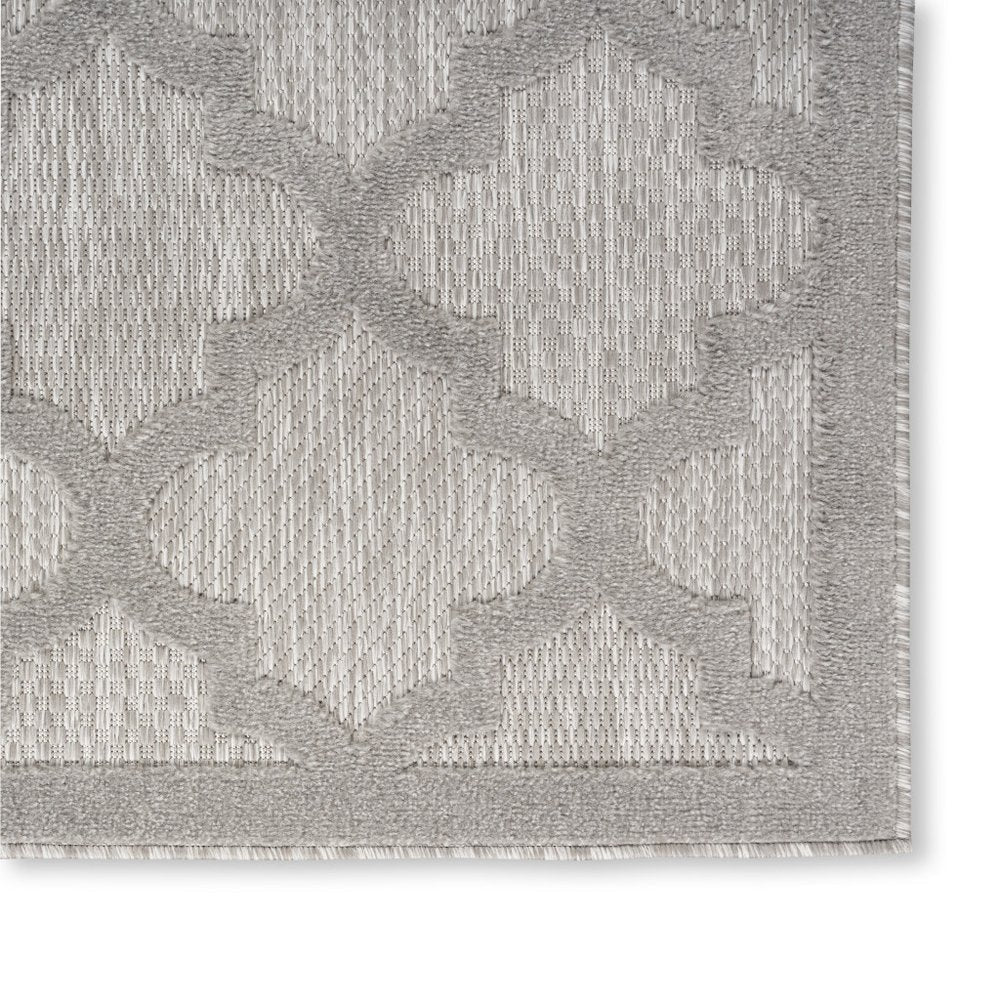 5' X 7' Gray Indoor Outdoor Area Rug — view 12