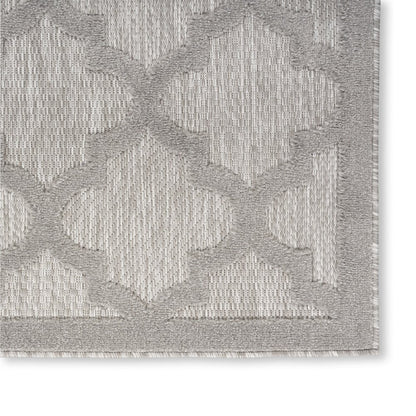 5' X 7' Gray Indoor Outdoor Area Rug HomeRoots