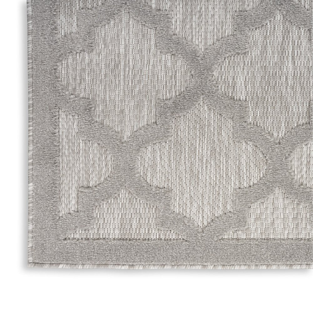 5' X 7' Gray Indoor Outdoor Area Rug HomeRoots