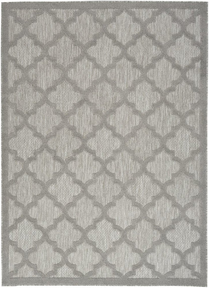 5' X 7' Gray Indoor Outdoor Area Rug HomeRoots