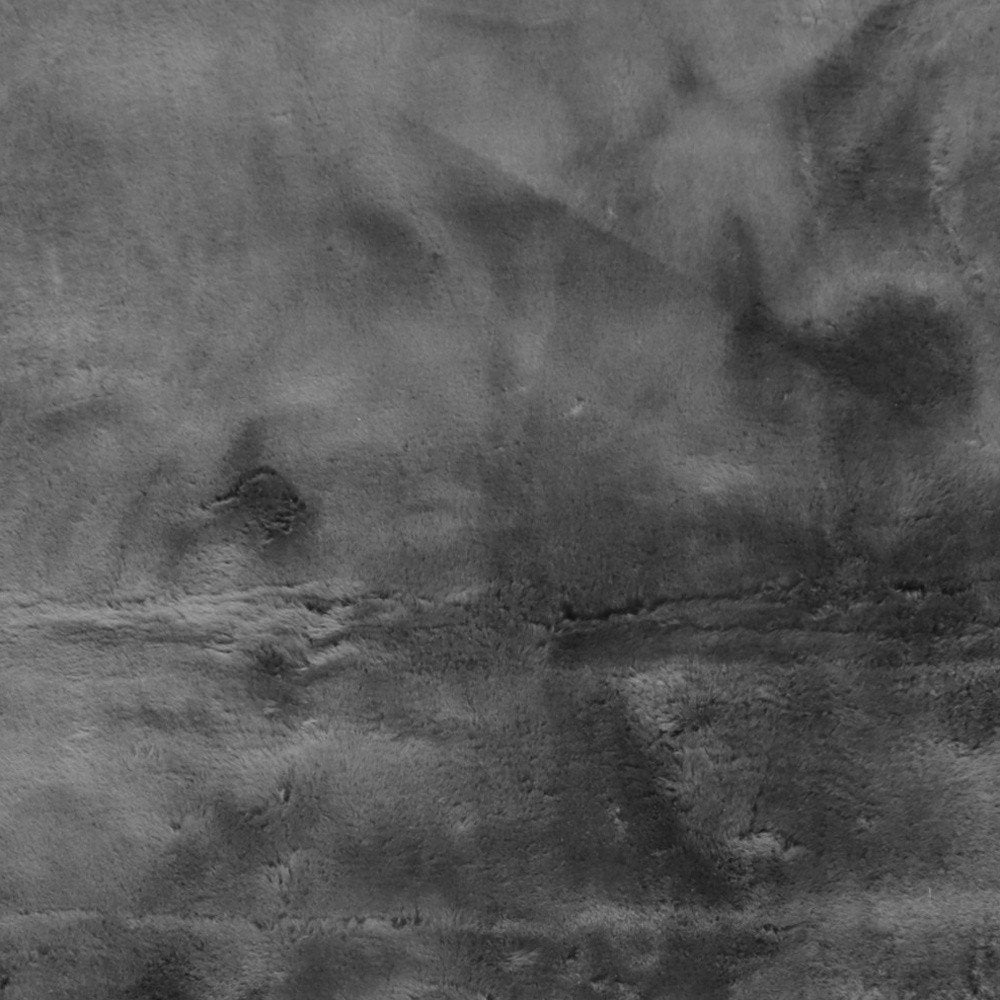 60" X 30" Charcoal Plain Weave Sheepskin Throw Blanket HomeRoots