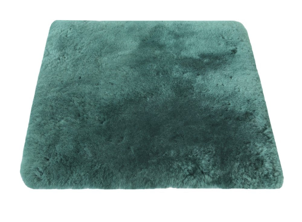 Set Of Two 17" X 17" Emerald Linen Solid Color Dining Chair Pad HomeRoots