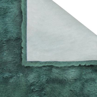 Set Of Two 17" X 17" Emerald Linen Solid Color Dining Chair Pad HomeRoots