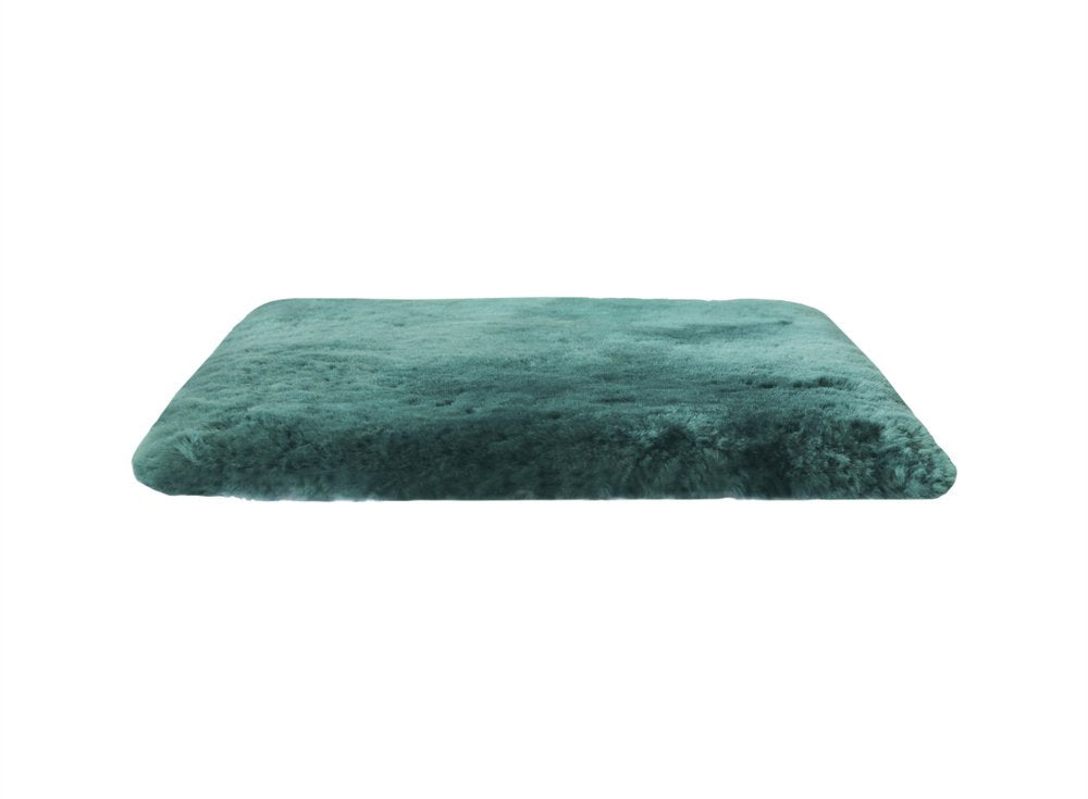 Set Of Two 17" X 17" Emerald Linen Solid Color Dining Chair Pad HomeRoots