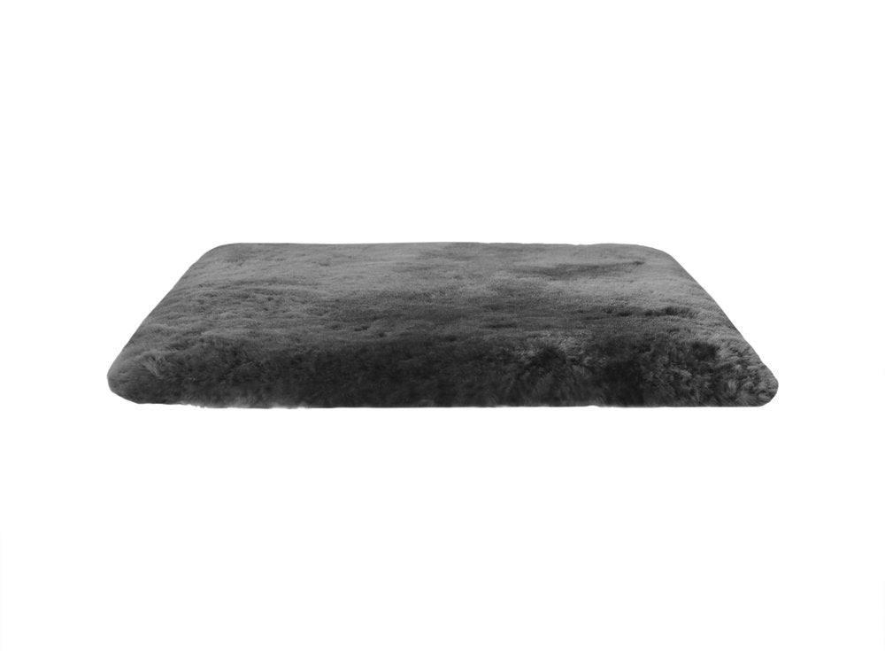 Set Of Two 17" X 17" Charcoal Linen Solid Color Dining Chair Pad HomeRoots