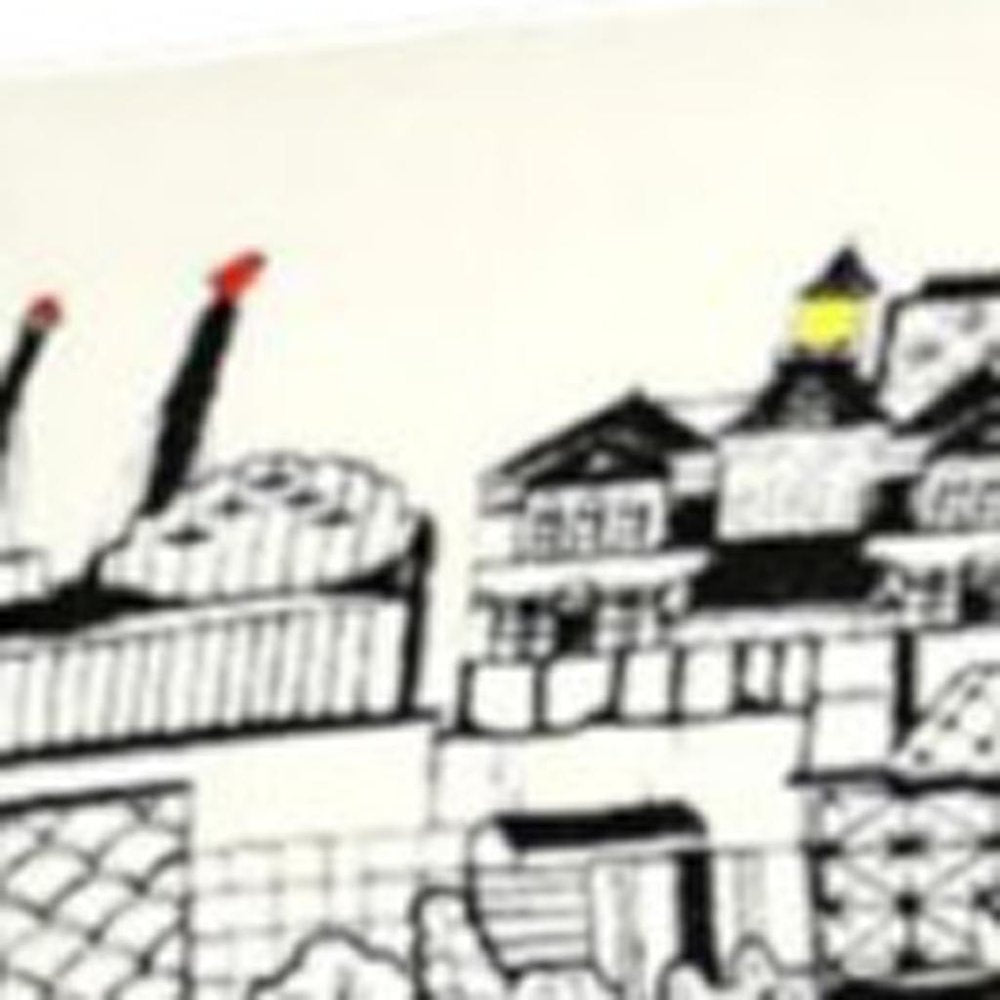 38" Cream Wool And Brown Ottoman HomeRoots