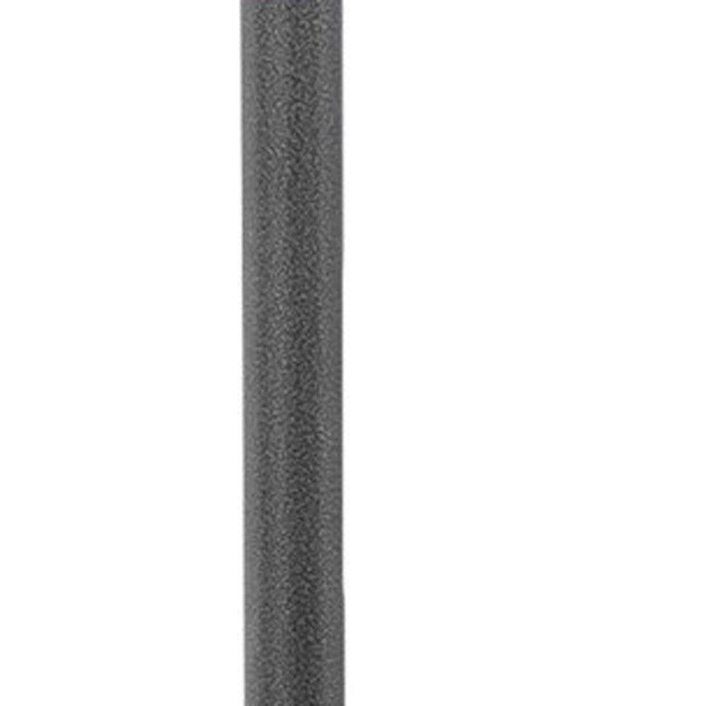 48000 BTU Silver Steel Propane Cylindrical Pole Standing Patio Heater - FurniFindUSA