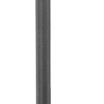 48000 BTU Silver Steel Propane Cylindrical Pole Standing Patio Heater HomeRoots