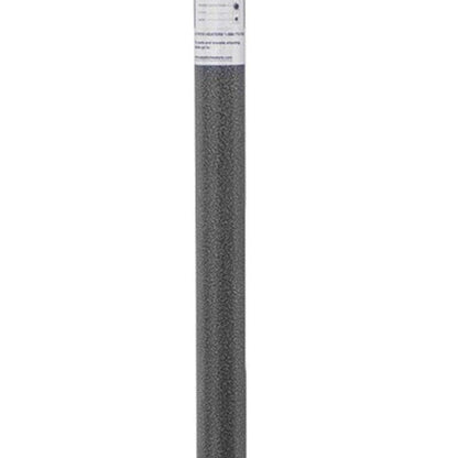 48000 BTU Silver Steel Propane Cylindrical Pole Standing Patio Heater - FurniFindUSA